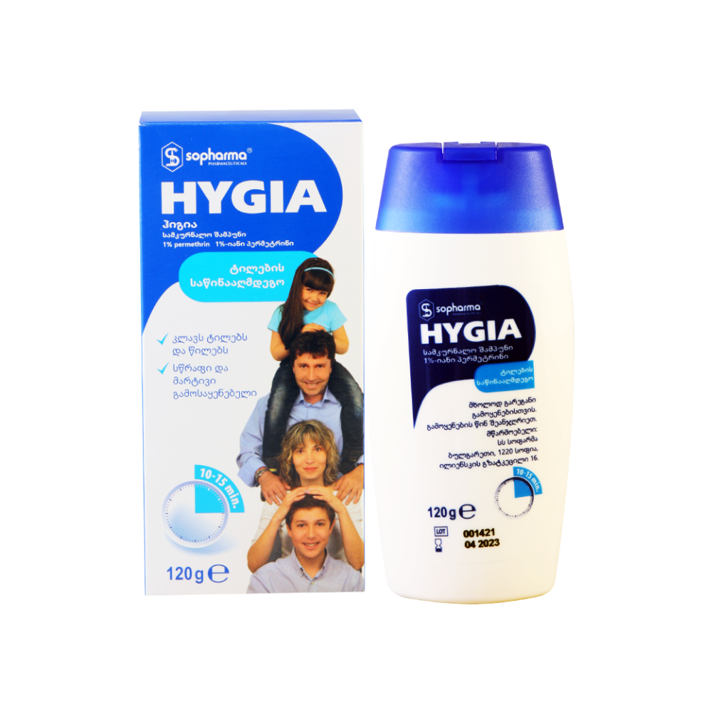 HYGIA ANTI-LICE SHAMPOO 120G-1