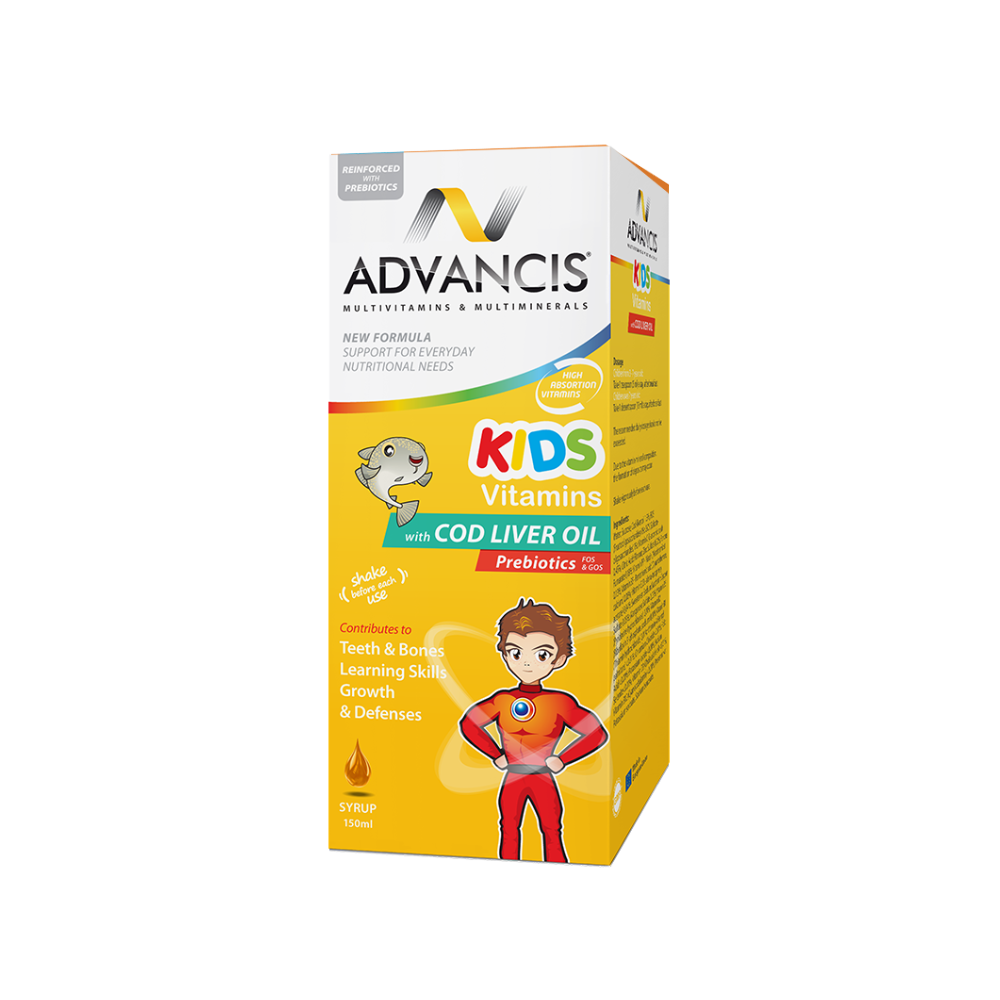 ADVANCIS KIDS COD LIVER OIL SIR 150ML-1