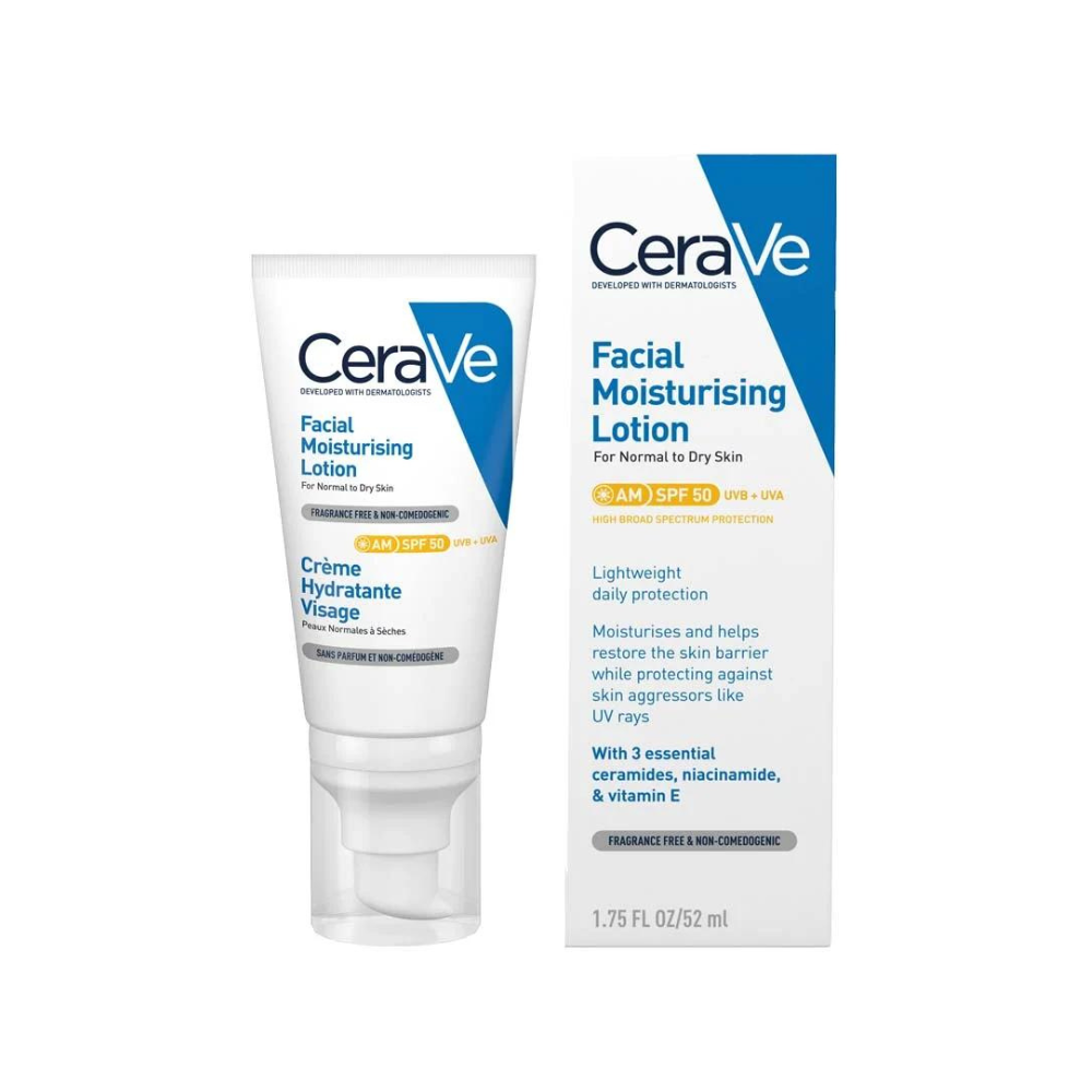 CERAVE AM FACIAL MOISTURIZING CREAM SPF50 52ML-1