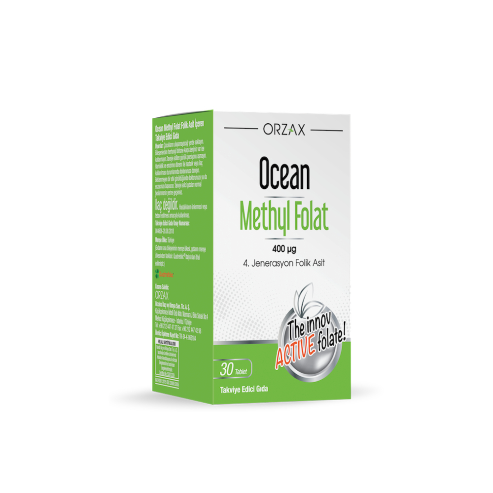 OCEAN METHYL FOLATE TBL A30-1