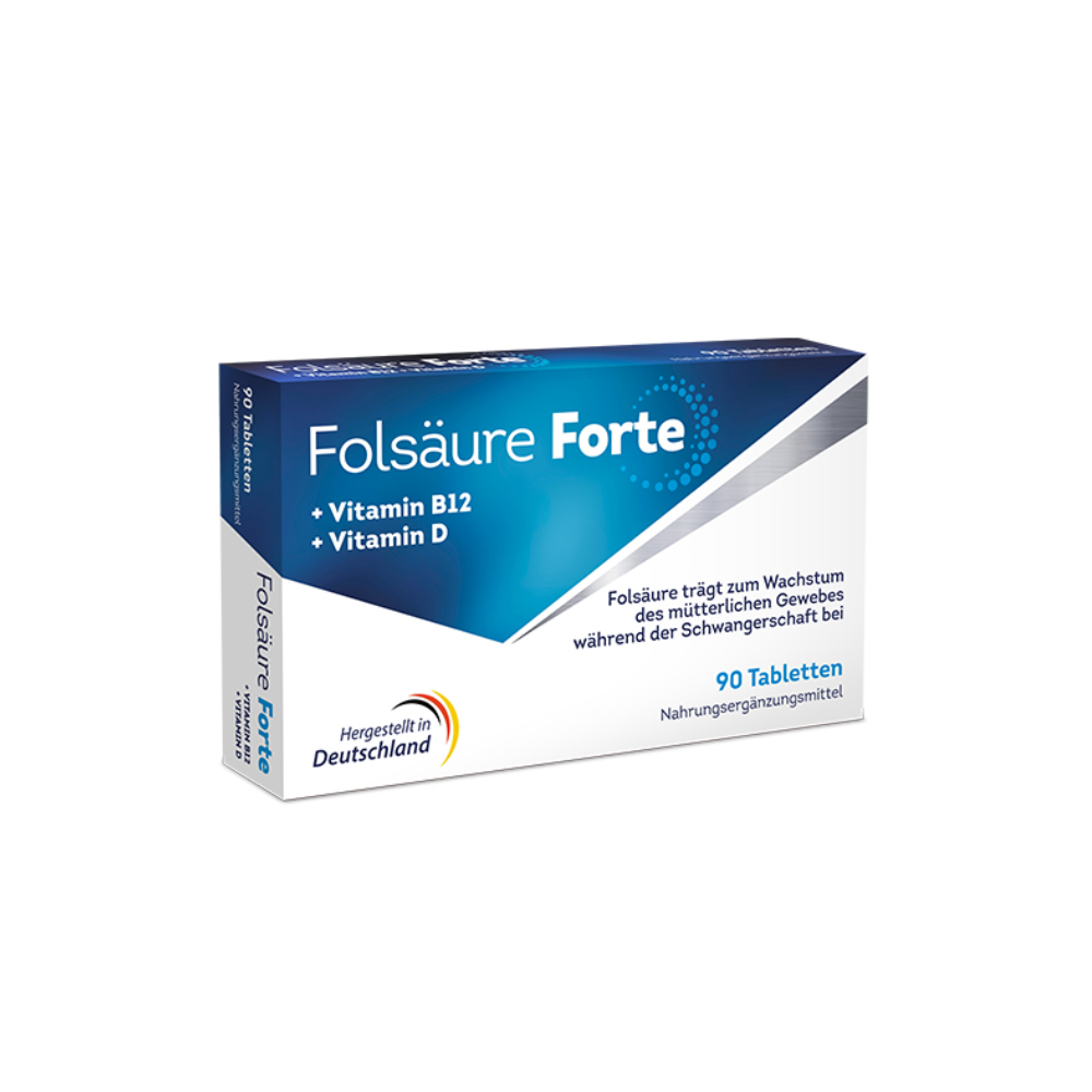 PHARMAVITAL FOLSÄURE FORTE VITAMIN B12+D TBL A90-1
