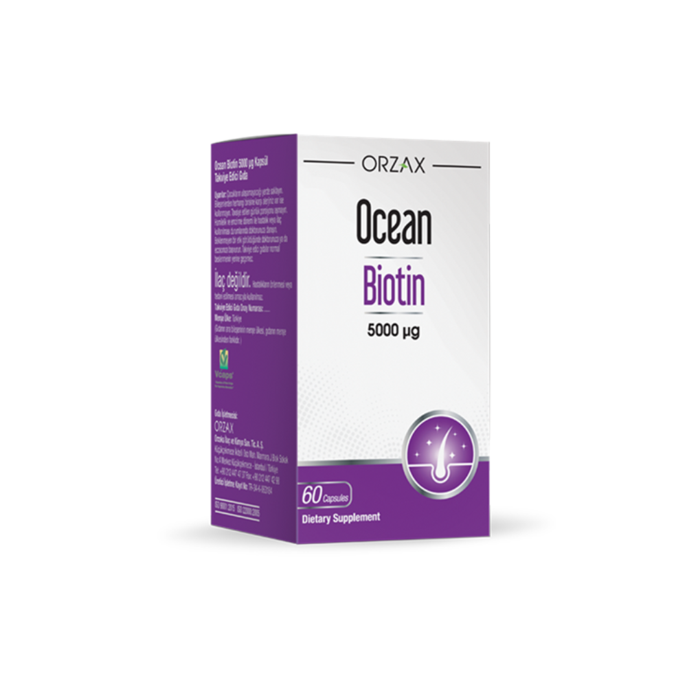 OCEAN BIOTIN 5000MCG CPS A60-1