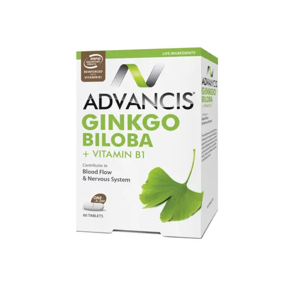 ADVANCIS GINKGO BILOBA+VITAMIN B1 TBL A30 photo 1