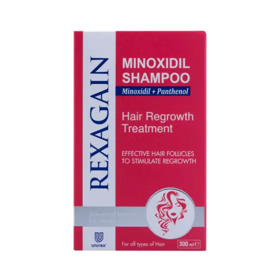 REXAGAIN MINOXIDIL + PANTHENOL SHAMPOO WOMEN 300ML photo 1