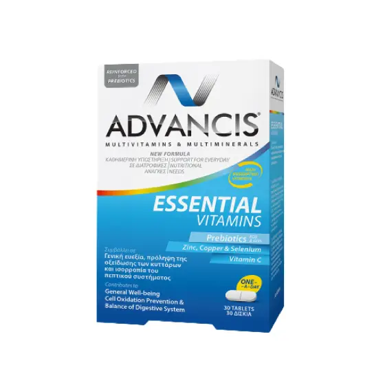 ADVANCIS ESSENTIAL VITAMINS TBL A30 photo 1